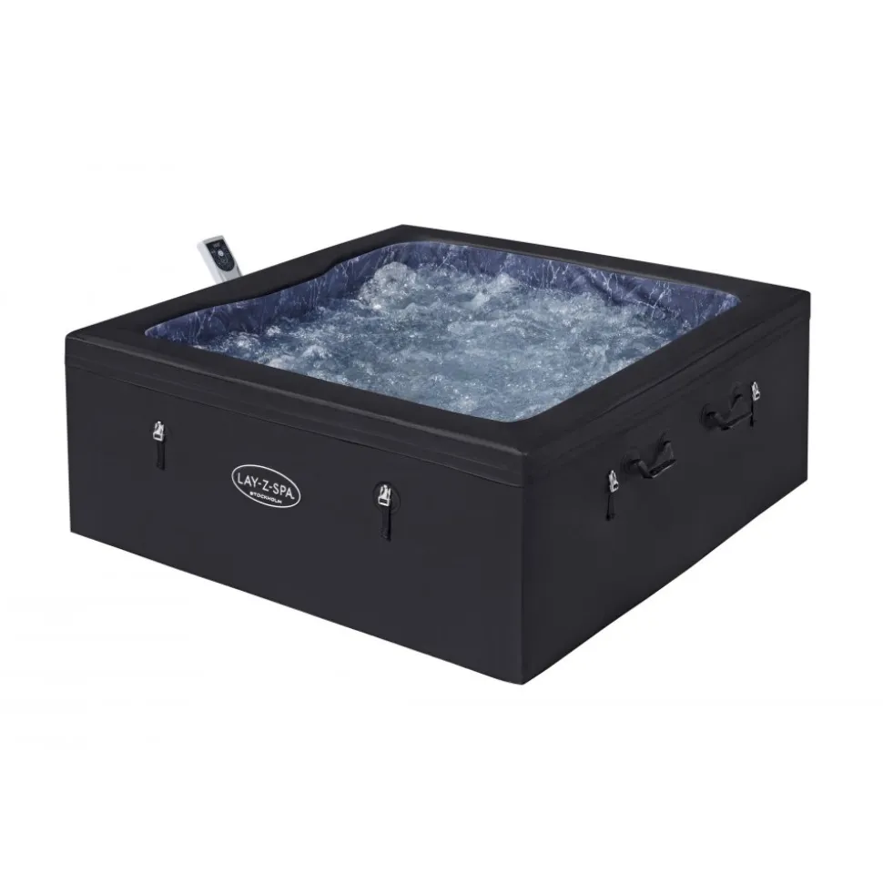 Lay-Z-Spa Stockholm ThermaCore UltraFit | Spabad med WiFi 46 pers (60229)