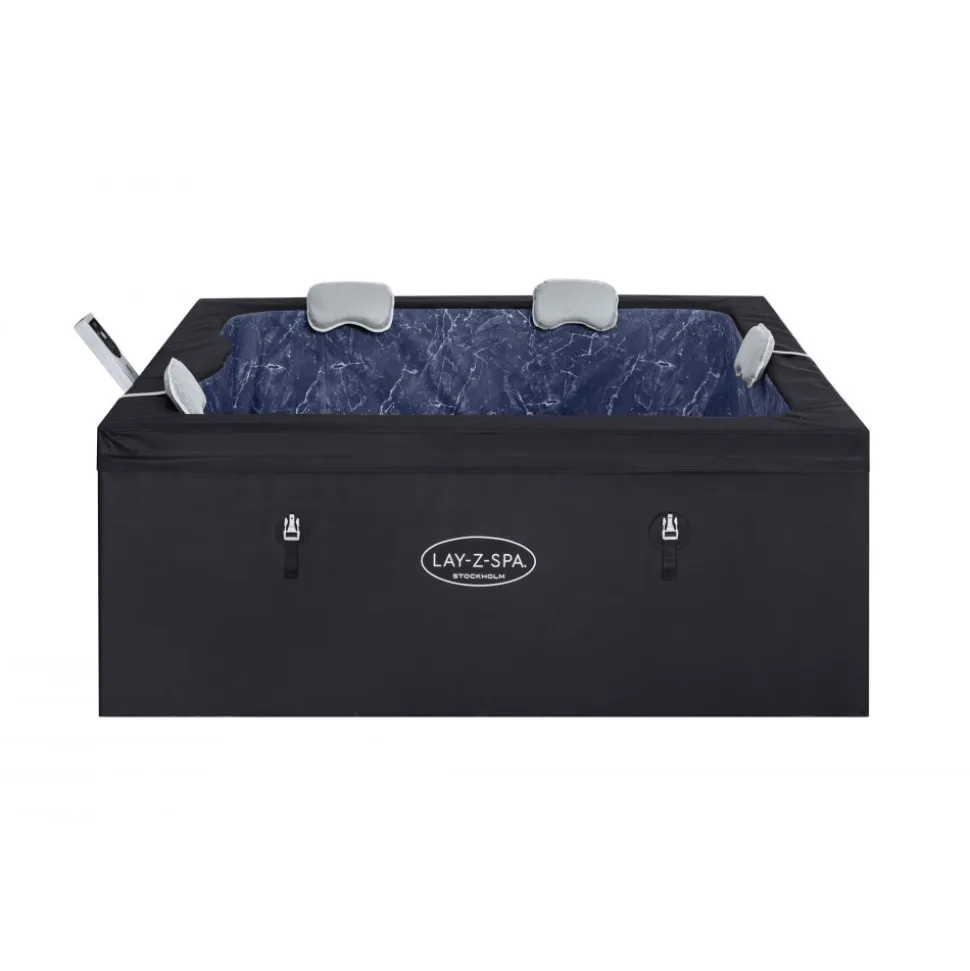 Lay-Z-Spa Stockholm ThermaCore UltraFit | Spabad med WiFi 46 pers (60229)