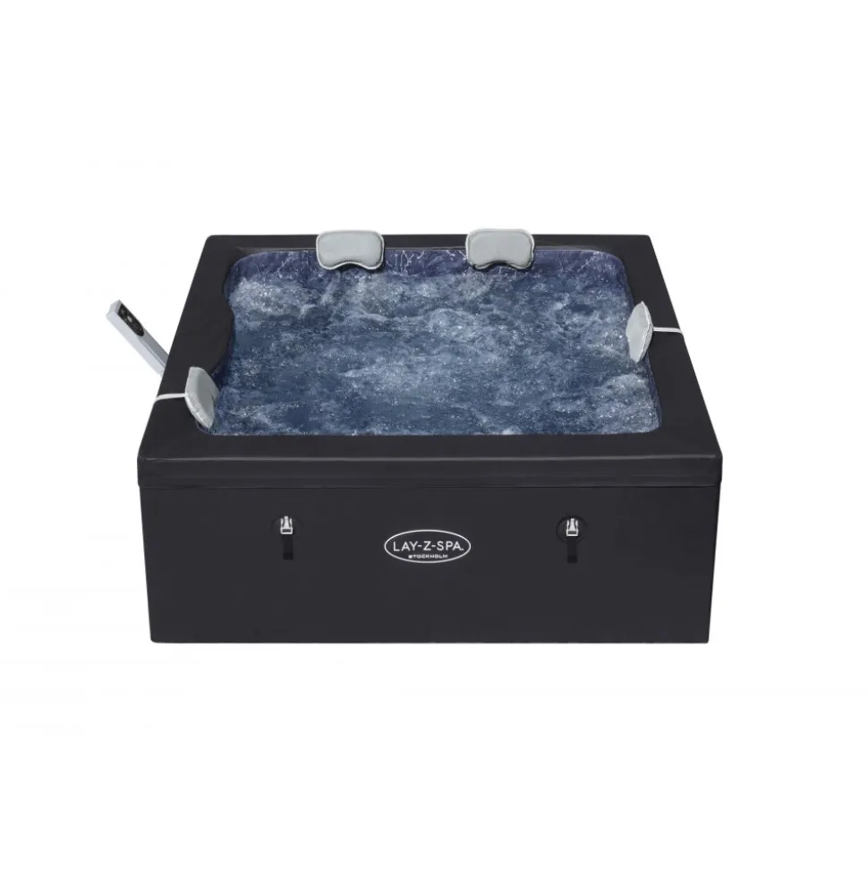 Lay-Z-Spa Stockholm ThermaCore UltraFit | Spabad med WiFi 46 pers (60229)