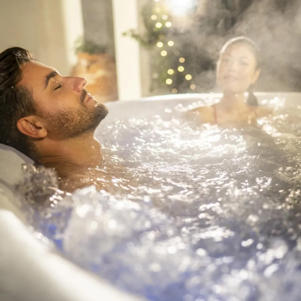 Lay-Z Spa Tahiti Airjet | Bestway uppblåsbart spabad 2-4 personer