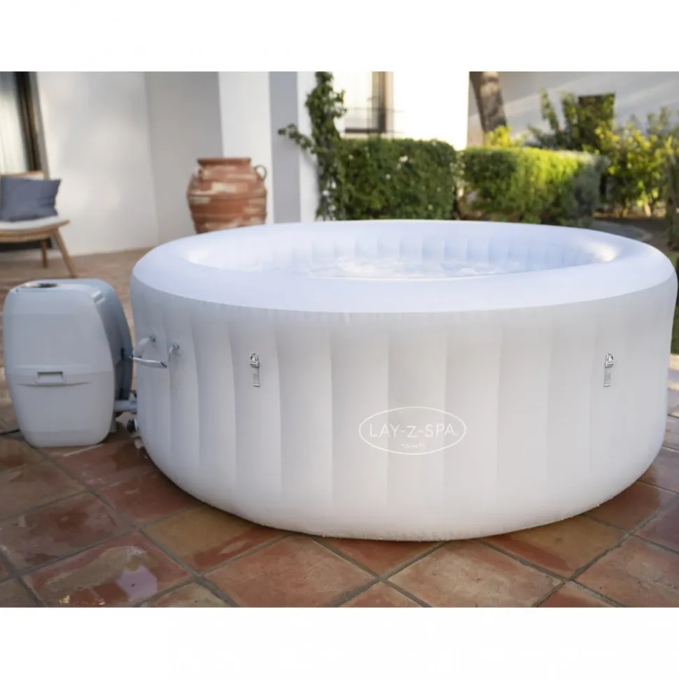 Lay-Z Spa Tahiti Airjet | Bestway uppblåsbart spabad 2-4 personer