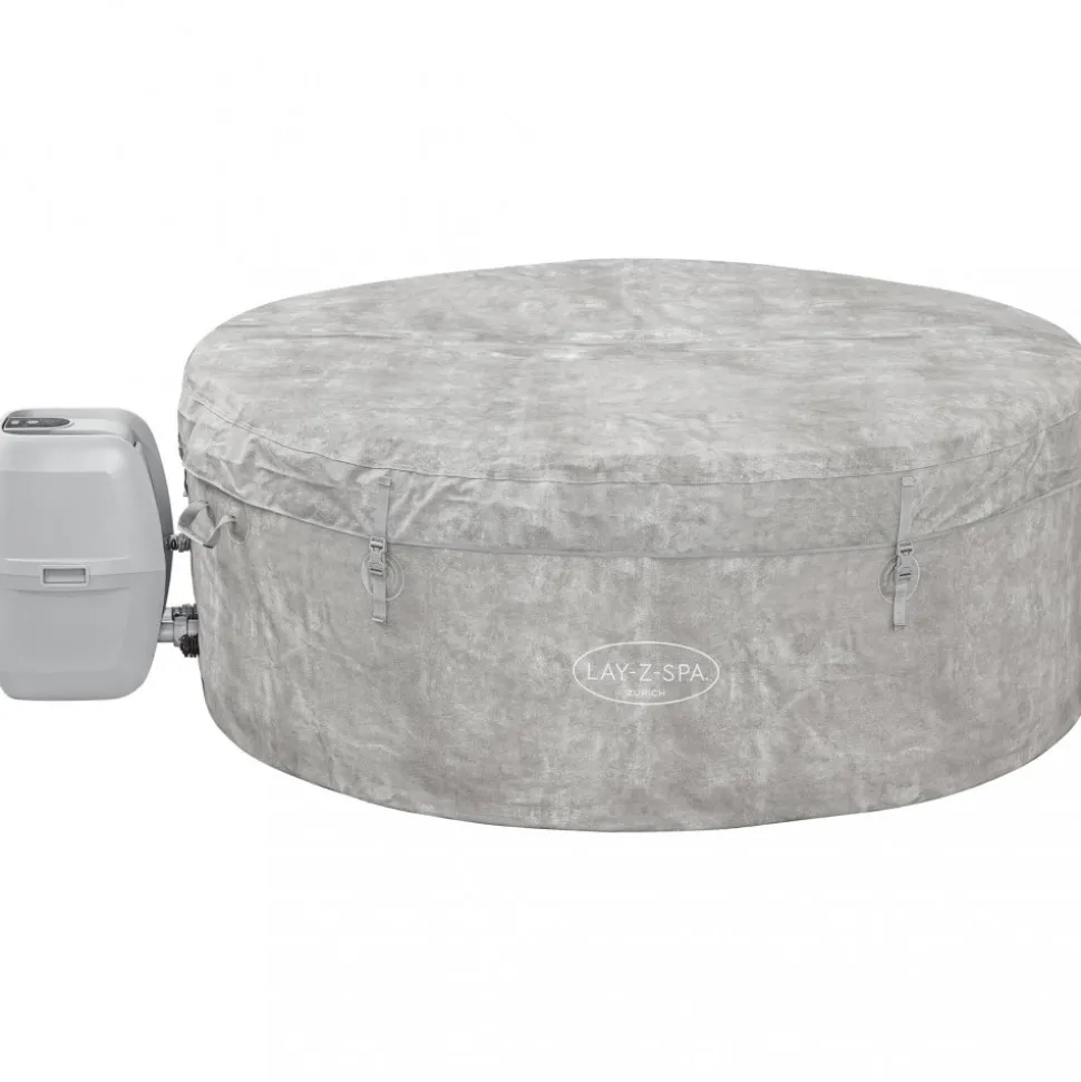 Lay-Z Spa Zurich Airjet | Bestway uppblåsbart spabad 2-4 personer