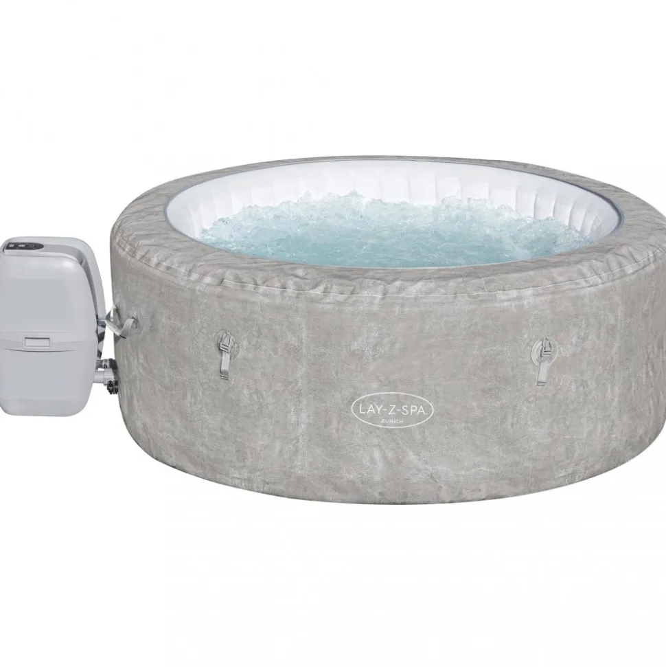 Lay-Z Spa Zurich Airjet | Bestway uppblåsbart spabad 2-4 personer