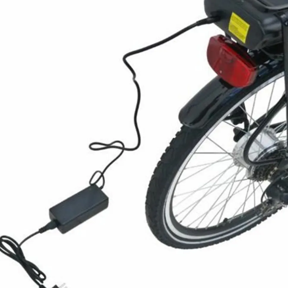 Lådcykel El | 6 växlar | 250W - 12,8Ah Panasonic litiumbatteri - Svart