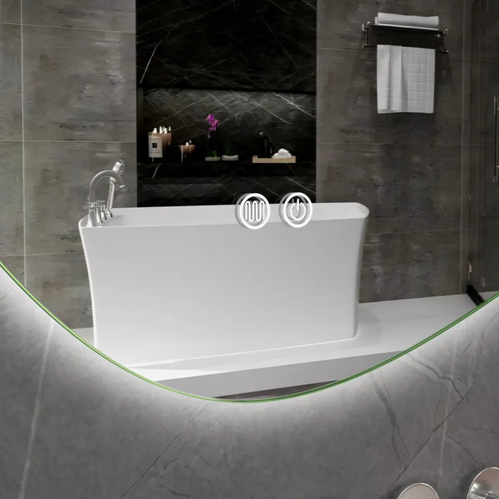 LED-spegel med Anti-fog funktion | dimbart ljus | Lyfco