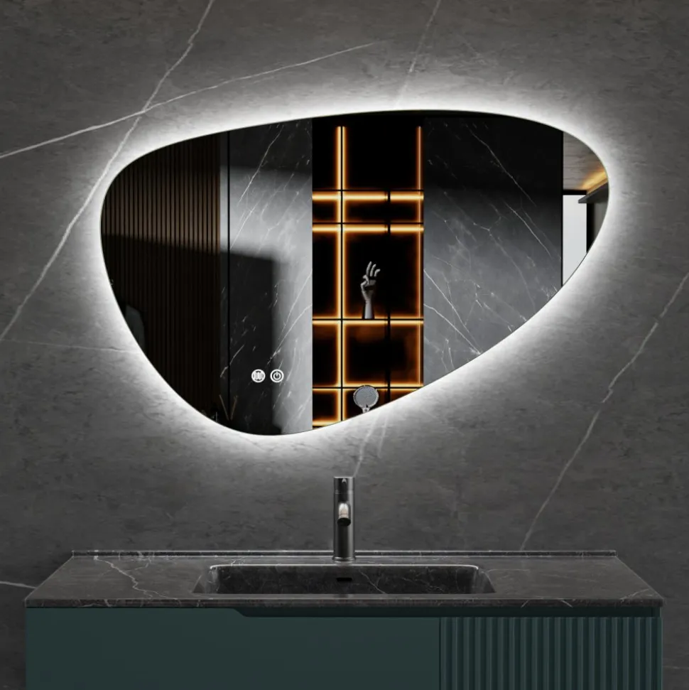 LED-spegel med Anti-fog funktion | dimbart ljus | Lyfco