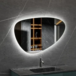 LED-spegel med Anti-fog funktion | dimbart ljus | Lyfco