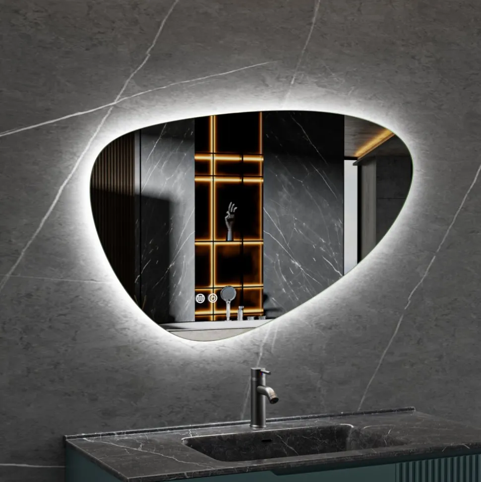 LED-spegel med Anti-fog funktion | dimbart ljus | Lyfco