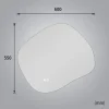 LED-spegel 60x55 cm | Anti-Fog | Högkvalitativ kopparfri spegel | Lyfco