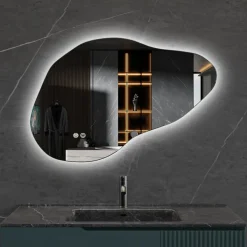 LED-spegel 90x60 cm | Anti-Fog | Justerbar belysning | Lyfco