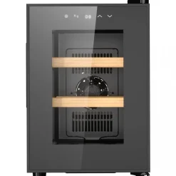 Liten vinkyl 6 flaskor | Extra tystgående | LED-belysning | 26,5cm smal