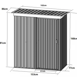 Litet förråd 1,3m² | Färdig byggsats