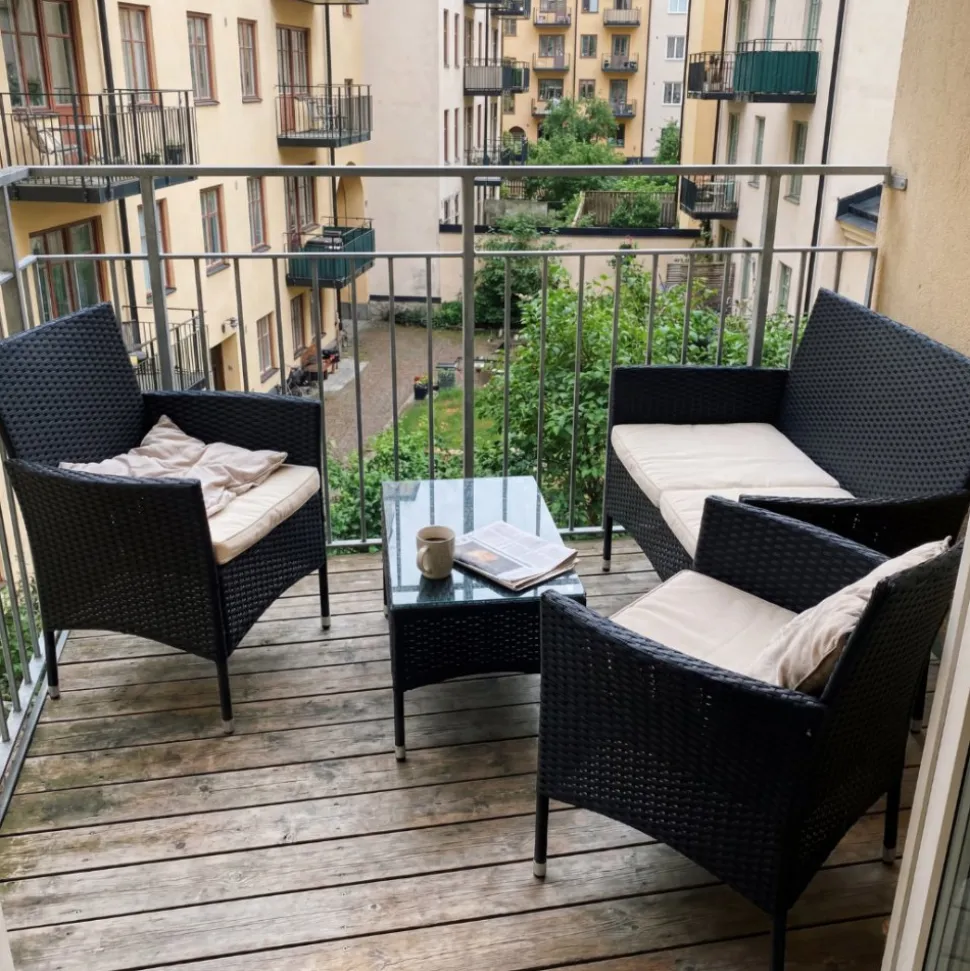 Litet loungeset för balkong | Lyfco Fjällbacka