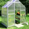 Litet växthus 2,2m² | Hög odlingshöjd | Kanalplast