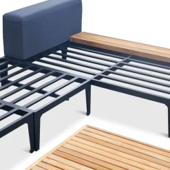 Loungegrupp för trädgården | Teak och aluminium | Lyfco Björkskär