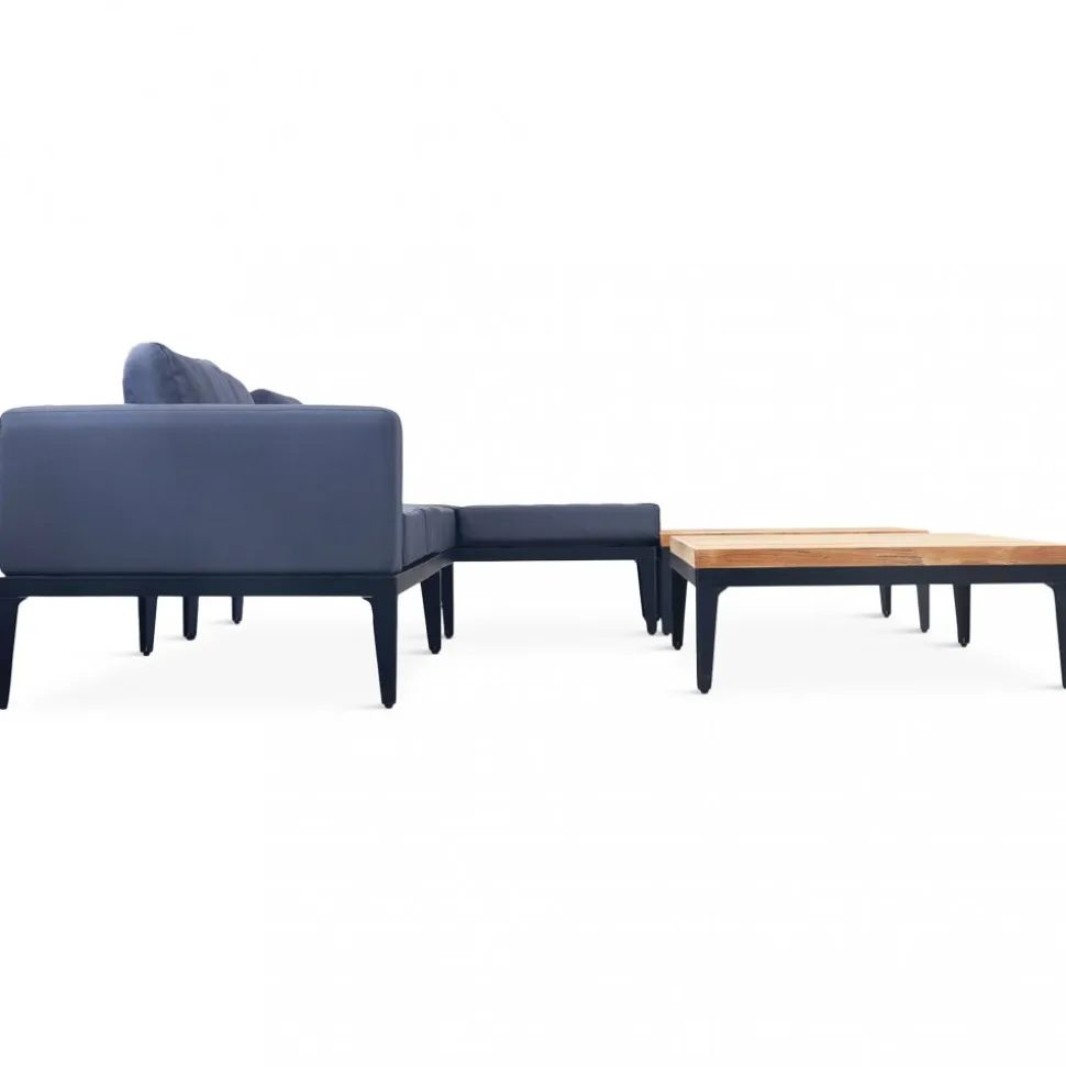 Loungegrupp för trädgården | Teak och aluminium | Lyfco Björkskär
