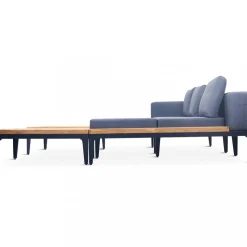 Loungegrupp för trädgården | Teak och aluminium | Lyfco Björkskär