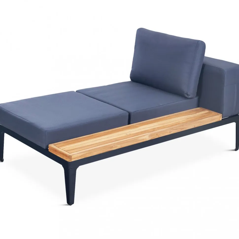 Loungegrupp för trädgården | Teak och aluminium | Lyfco Björkskär