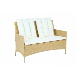Loungegrupp med bord i beige  2 stolar & 2-sitssoffa | Gillinge