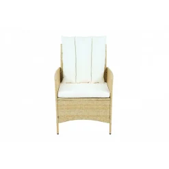 Loungegrupp med bord i beige 2 stolar & 2-sitssoffa | Gillinge