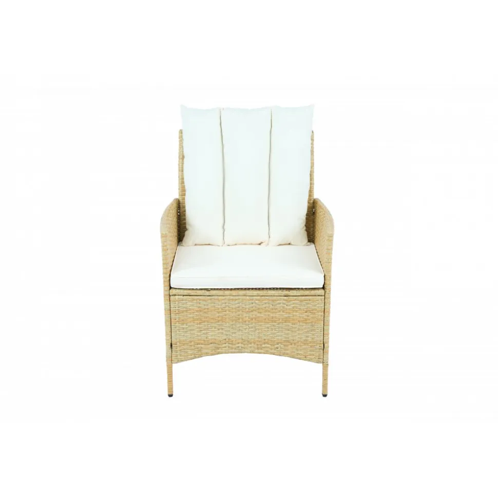 Loungegrupp med bord i beige 2 stolar & 2-sitssoffa | Gillinge