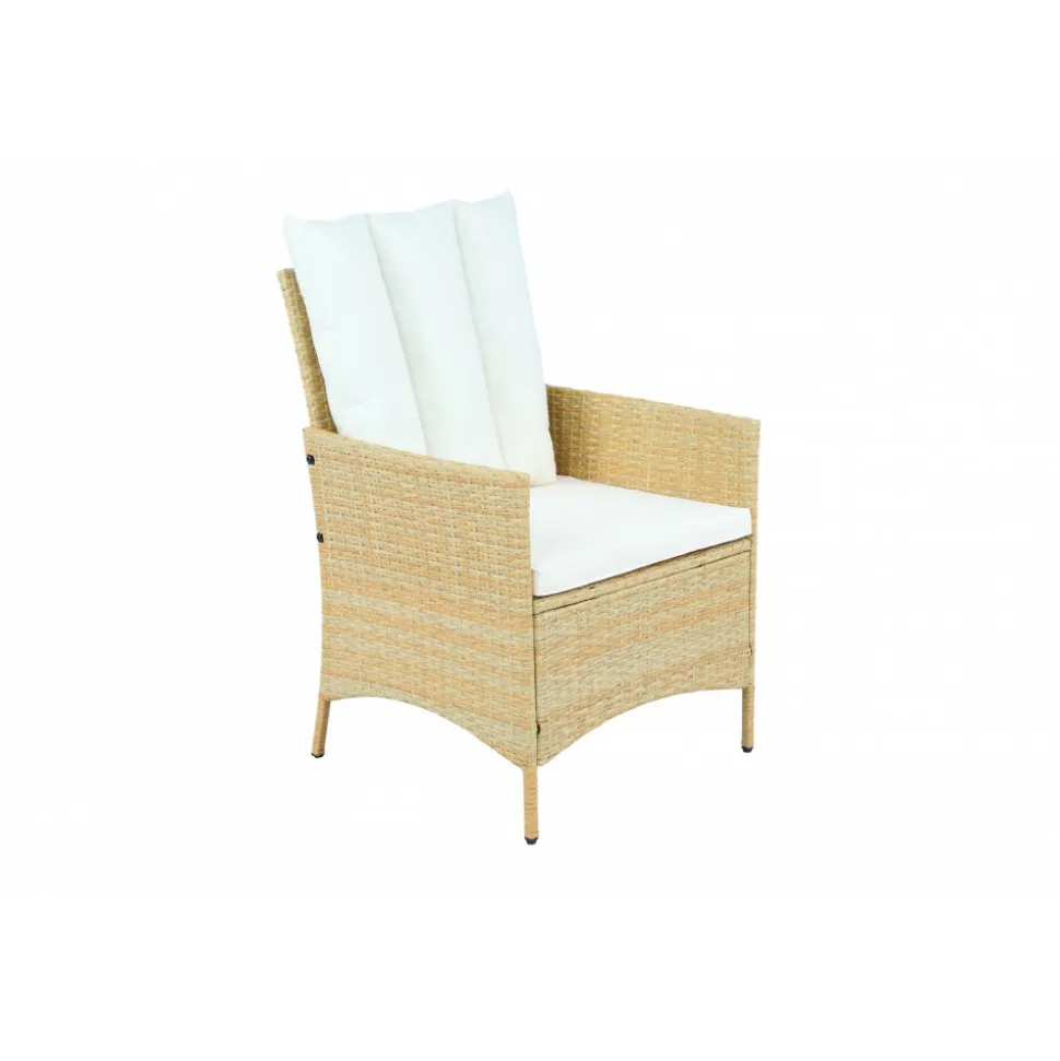 Loungegrupp med bord i beige 2 stolar & 2-sitssoffa | Gillinge
