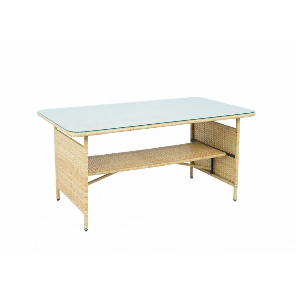 Loungegrupp med bord i beige 2 stolar & 2-sitssoffa | Gillinge