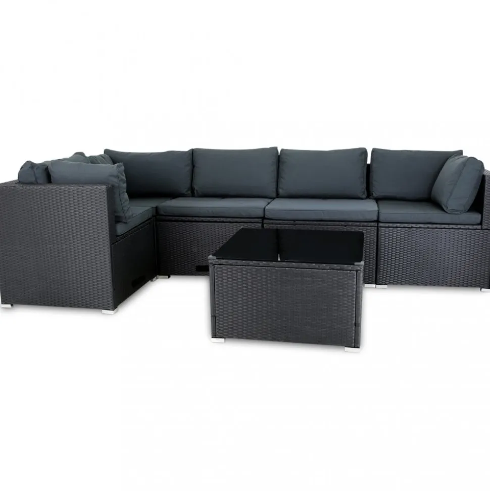 Loungeset utemöbler | Inbyggd förvaring | Konstrotting | Lyfco Olofsbo
