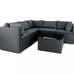 Loungeset utemöbler | Inbyggd förvaring | Konstrotting | Lyfco Olofsbo