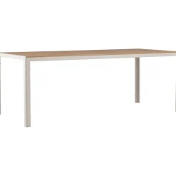Matbord utomhus 205x90 cm | Beige aintwood & aluminium | Break