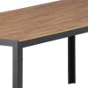 Matbord 205x90 cm i polywood och svart aluminium för uteplats | Break