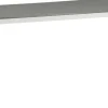 Matbord 205x90 cm | Rektangulärt | Grå polywood & vit aluminium
