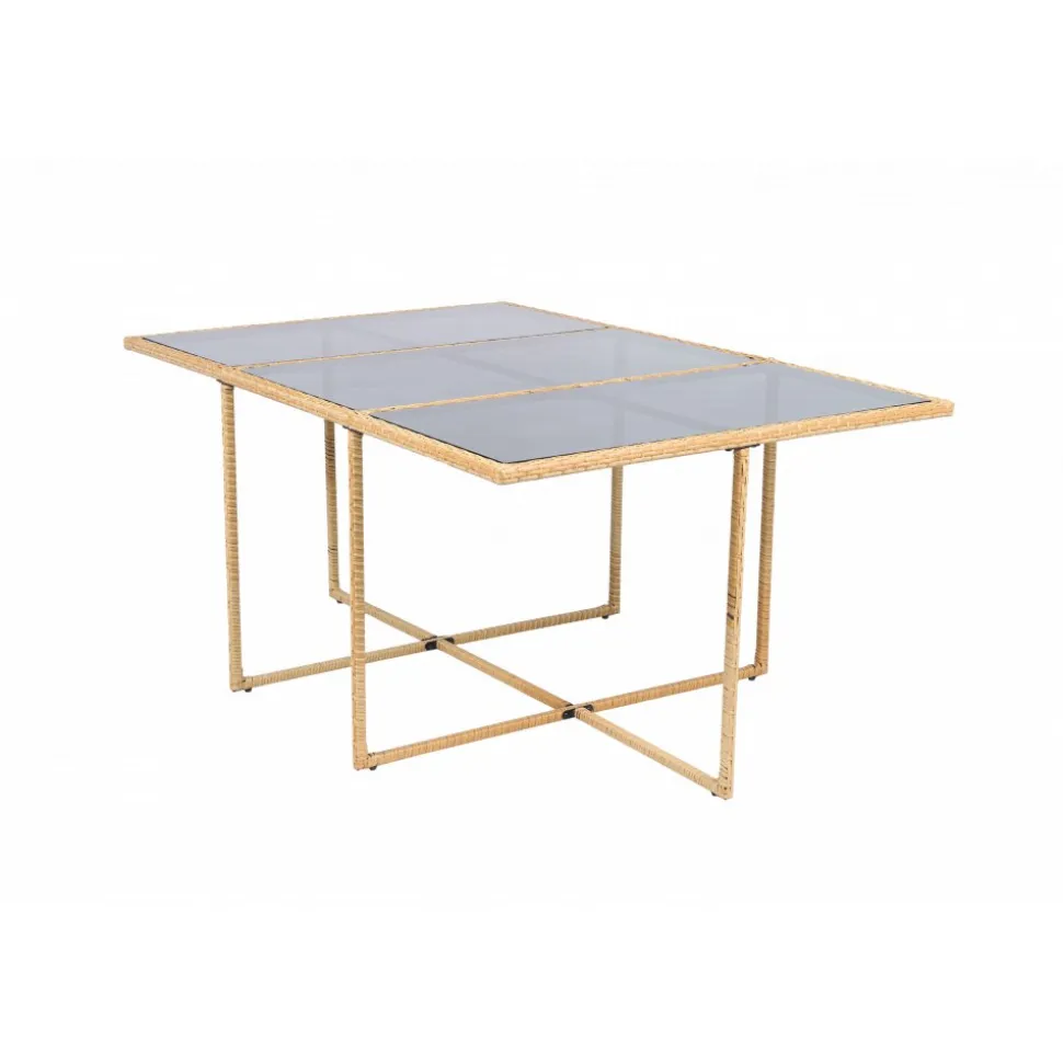 Matgrupp/Utegrupp 10 platser | 6 Stolar & 4 Pallar | Skärhamn beige