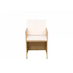 Matgrupp/Utegrupp 10 platser | 6 Stolar & 4 Pallar | Skärhamn beige