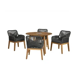 Matgrupp utemöbler | 4 sittplatser | Akaciaträ| Lyfco Florida