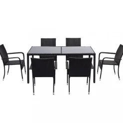 Matgrupp utemöbler | 6 stolar | Lyfco Boarp