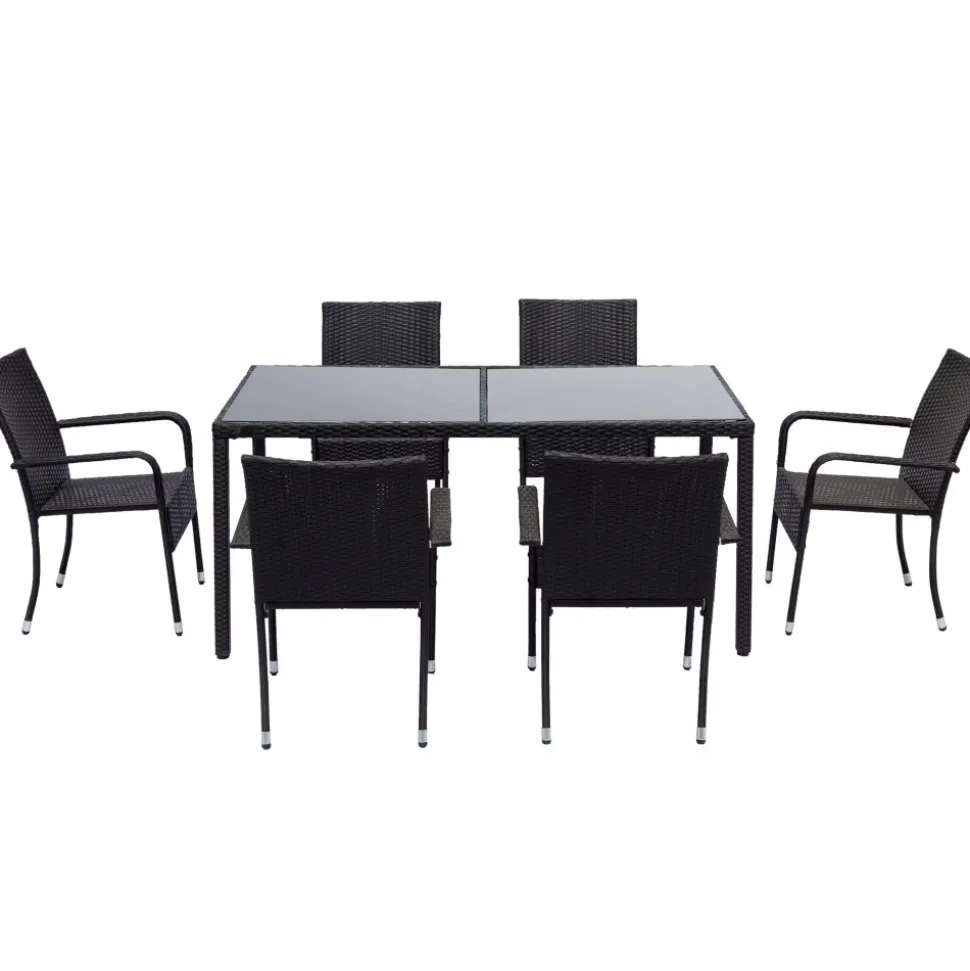 Matgrupp utemöbler | 6 stolar | Lyfco Boarp