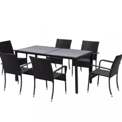 Matgrupp utemöbler | 6 stolar | Lyfco Boarp