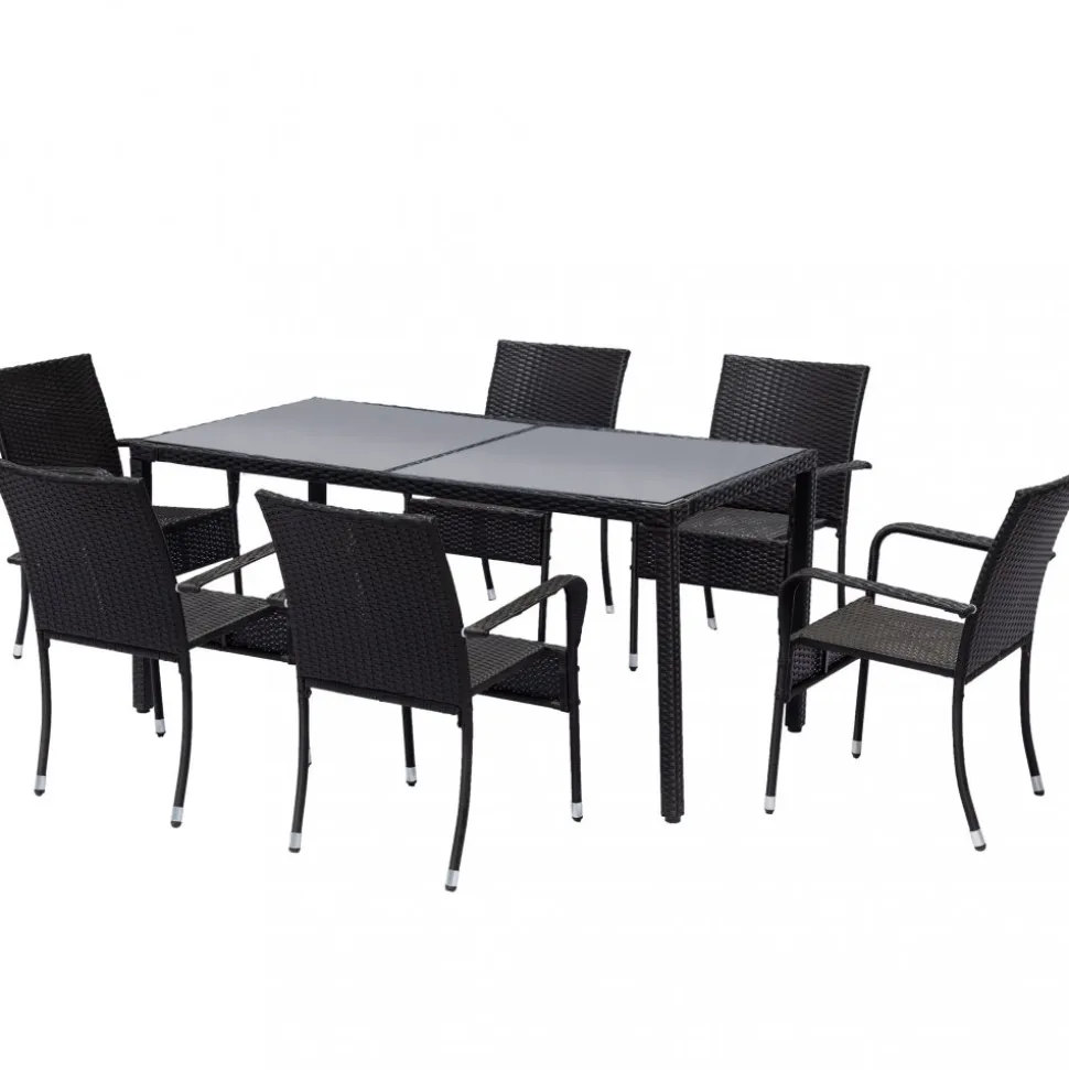 Matgrupp utemöbler | 6 stolar | Lyfco Boarp
