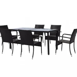 Matgrupp utemöbler | 6 stolar | Lyfco Boarp