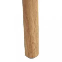 Matstol i robust trä/PU-läder | 2-pack | Gillstad