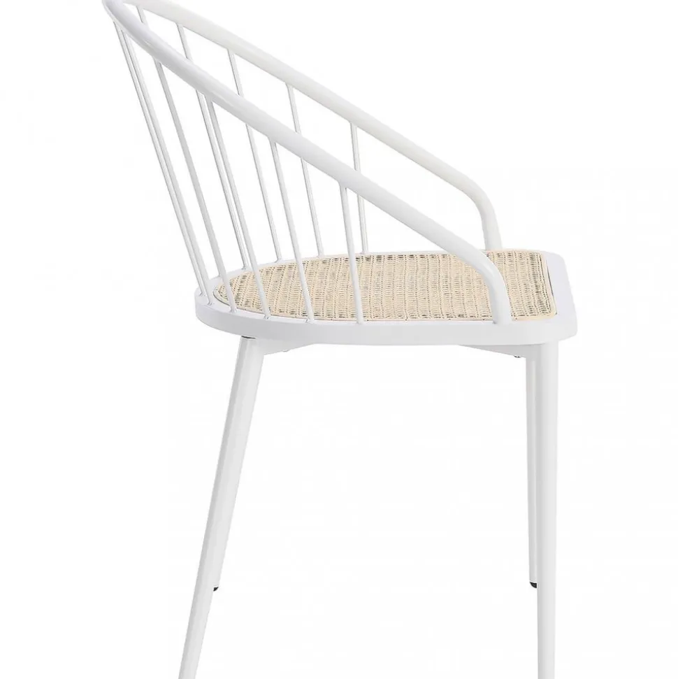 Matstol med konstrottingsits | 2-pack | Vit | Dalby
