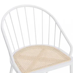 Matstol med konstrottingsits | 2-pack | Vit | Dalby