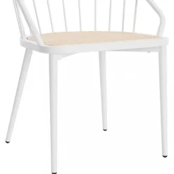 Matstol med konstrottingsits | 2-pack | Vit | Dalby
