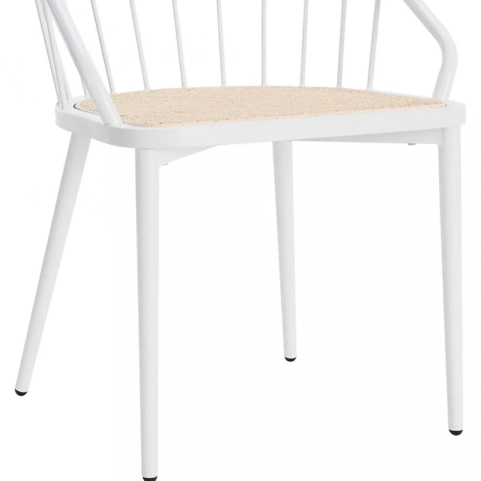 Matstol med konstrottingsits | 2-pack | Vit | Dalby