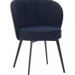 Matstol med skumstoppning| 2-pack | Mörkblå | Kolviken