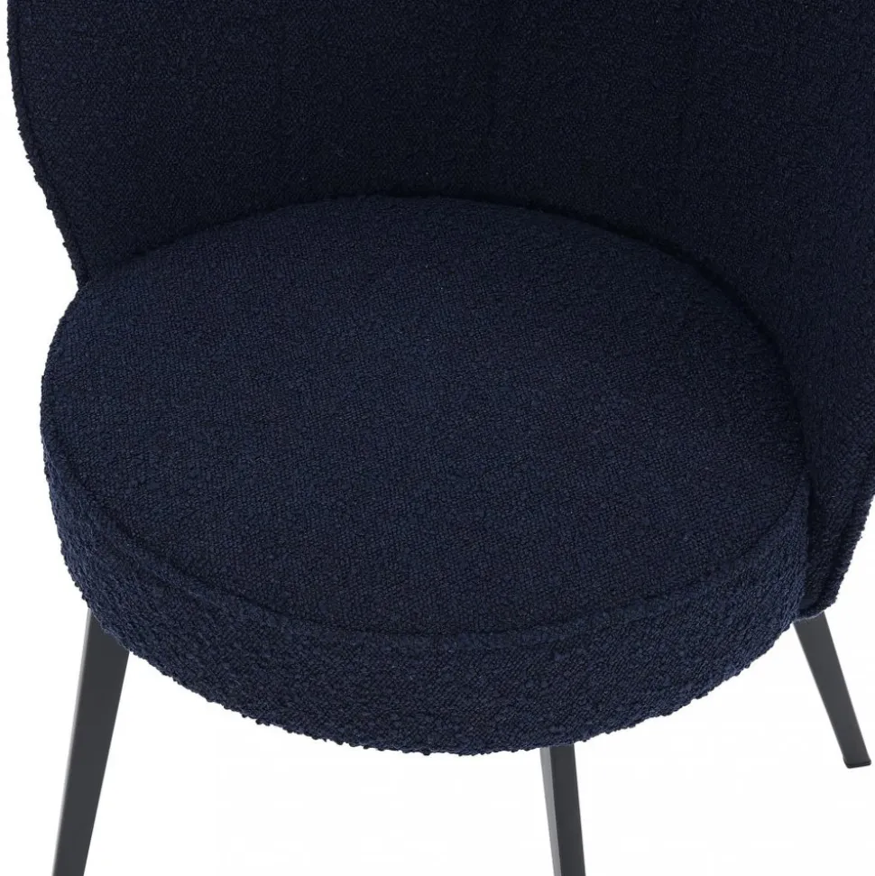 Matstol med skumstoppning| 2-pack | Mörkblå | Kolviken