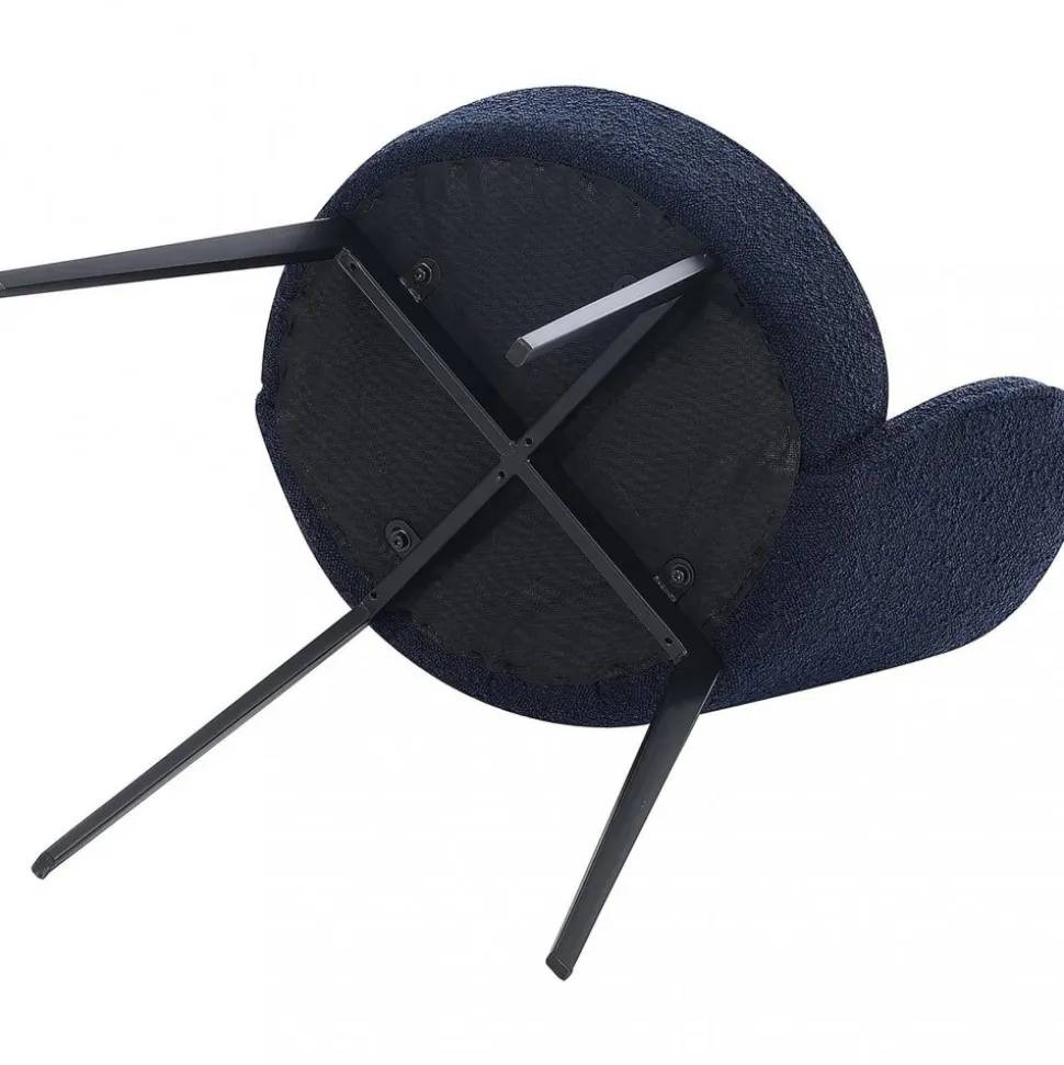 Matstol med skumstoppning| 2-pack | Mörkblå | Kolviken