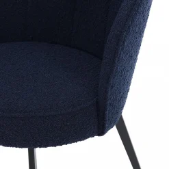 Matstol med skumstoppning| 2-pack | Mörkblå | Kolviken