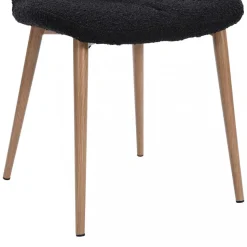 Matstol | 2-pack | Svart | Björkfors